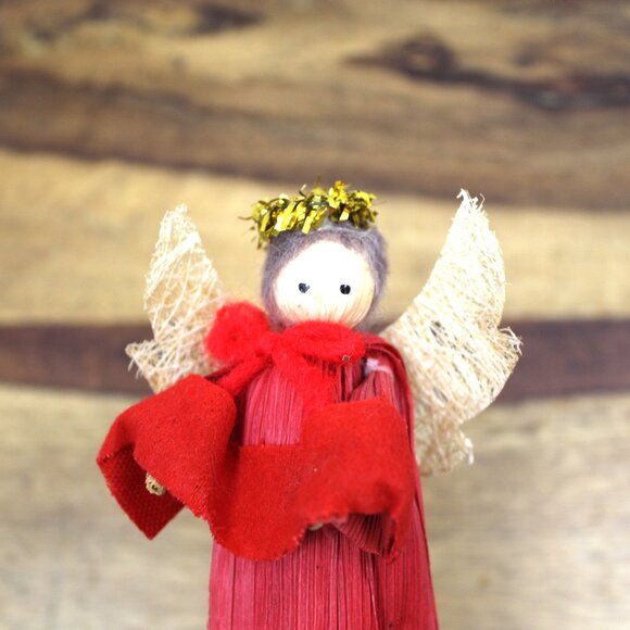 NOS unopened Shiny Brite Corn Husk Produce Vendor Christmas Ornament - Picture 6 of 10